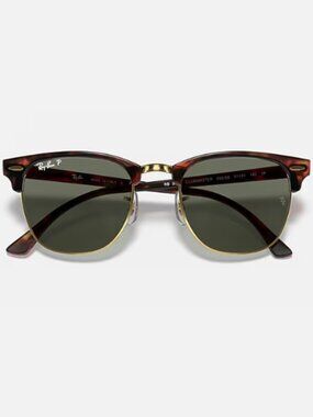 Ray Ban Clubmaster Classics polarized tortoise sunglasses